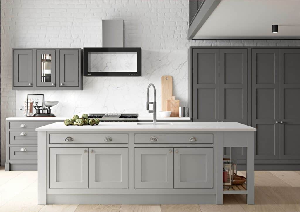 light and dark classic mereway kitchen