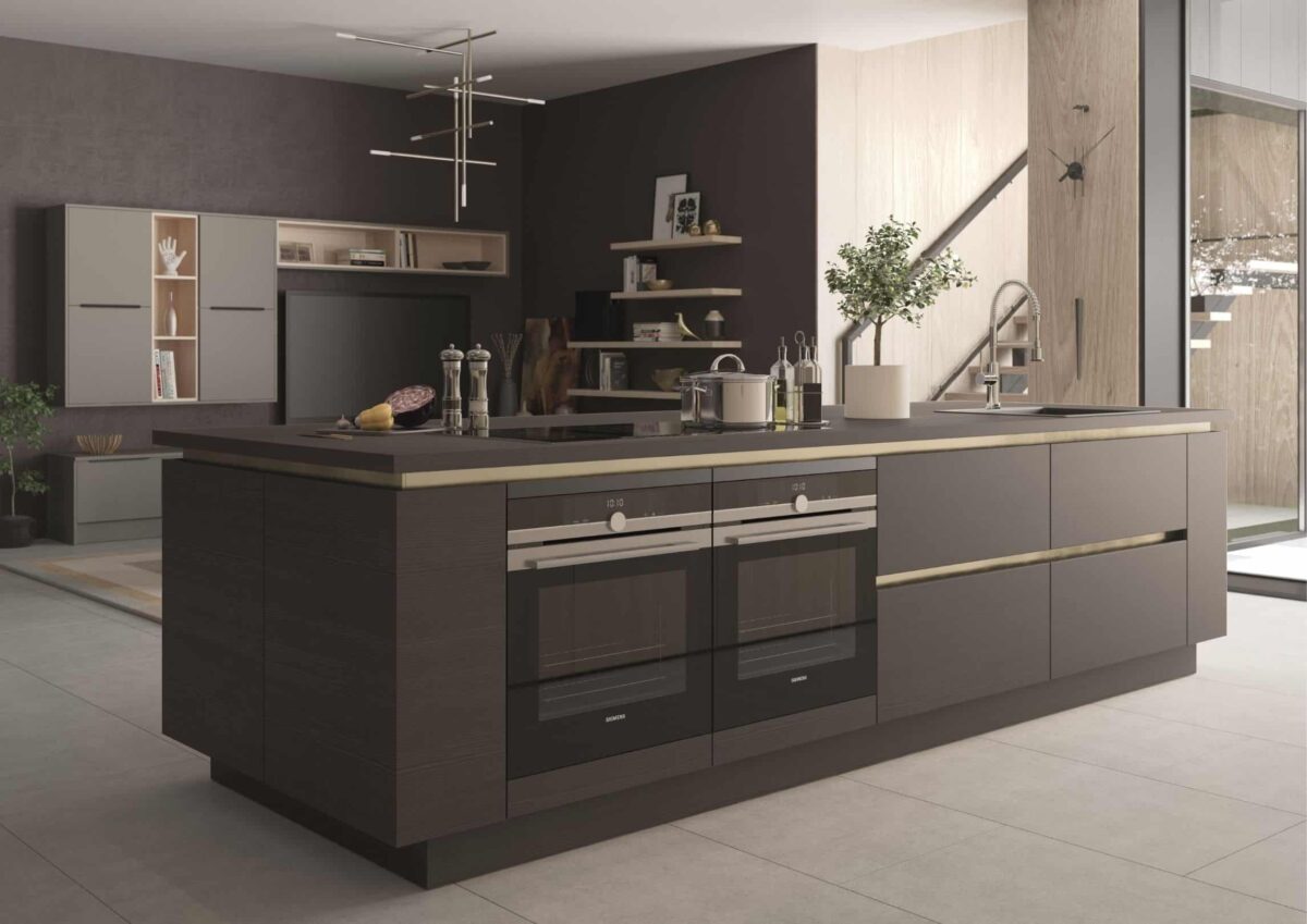 modern handleless kitchen